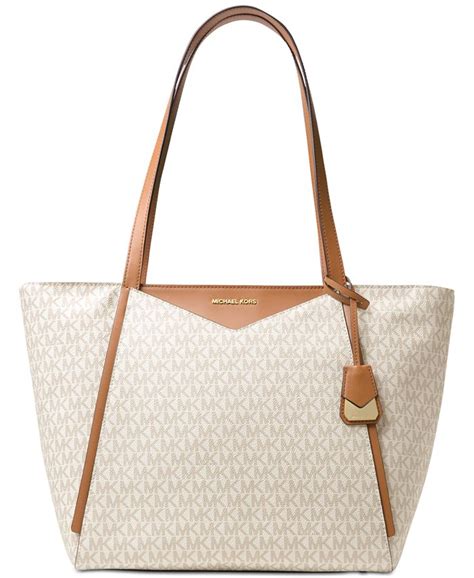 michael michael kors signature whitney large tote